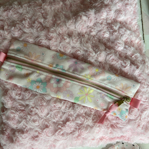 Floral pencil case