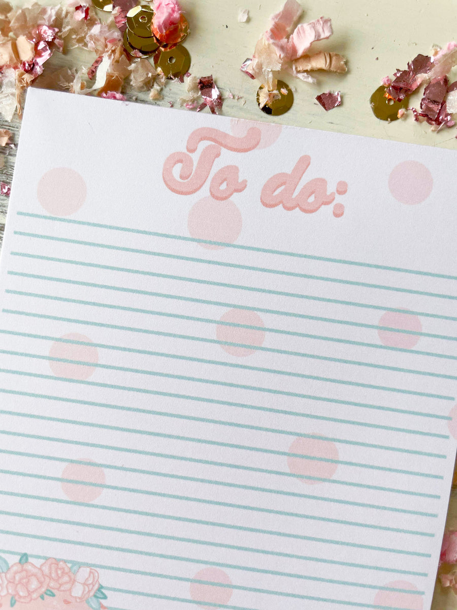 4x6 To do Flamingo – Live Sweet Shop