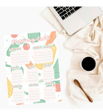 Load image into Gallery viewer, Grocery List Planner: Printable