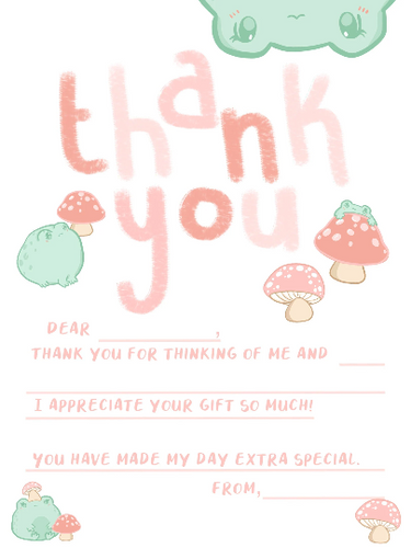 Thank You Cards Printables