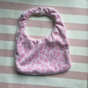 Pink Spot Baby Bib