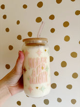 Load image into Gallery viewer, Merry and Bright glass