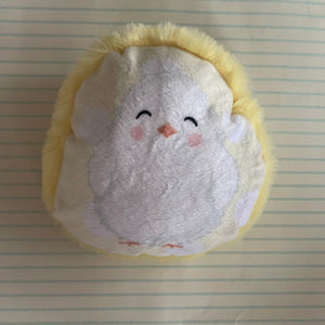 White chick mini pillow