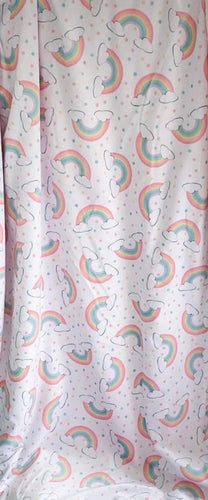 Adult pastel rainbow snuggle blanket