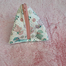 Load image into Gallery viewer, Large velvet lamb donut coin purse key chain