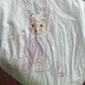 Adult small baby unicorn long sleeve tshirt