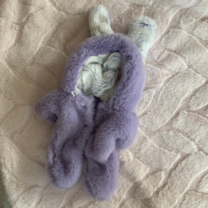 Purple bunny suit