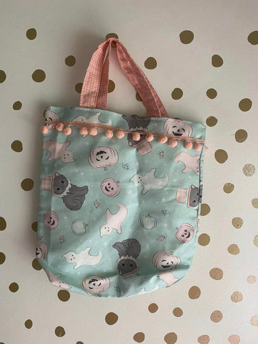 Trick or Treat Bag on Green