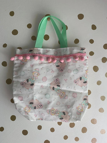 Trick or Treat Bag white Scarecrow