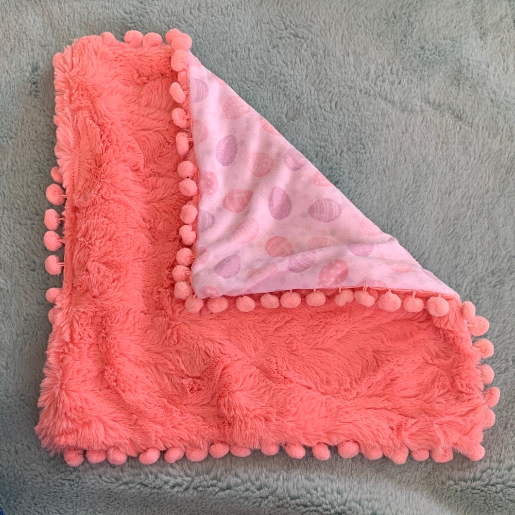 Easter egg doll blankie