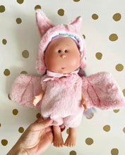 Load image into Gallery viewer, Hot pink bat and hot pink doll bat costume
