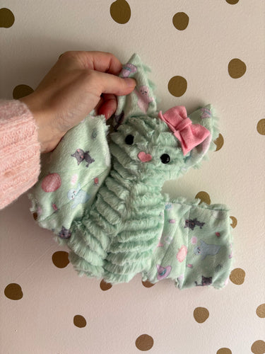Small Mint Halloween Bat