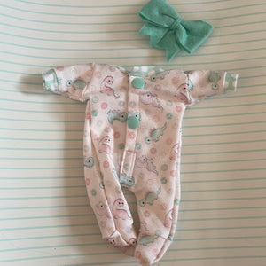 10 inch/ Mia Dino & Donut pj