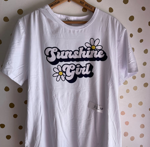 Adult Extra Large Sunshine Girl T-shirt