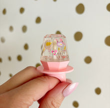 Load image into Gallery viewer, Floral Pig Ring Pop Lipgloss