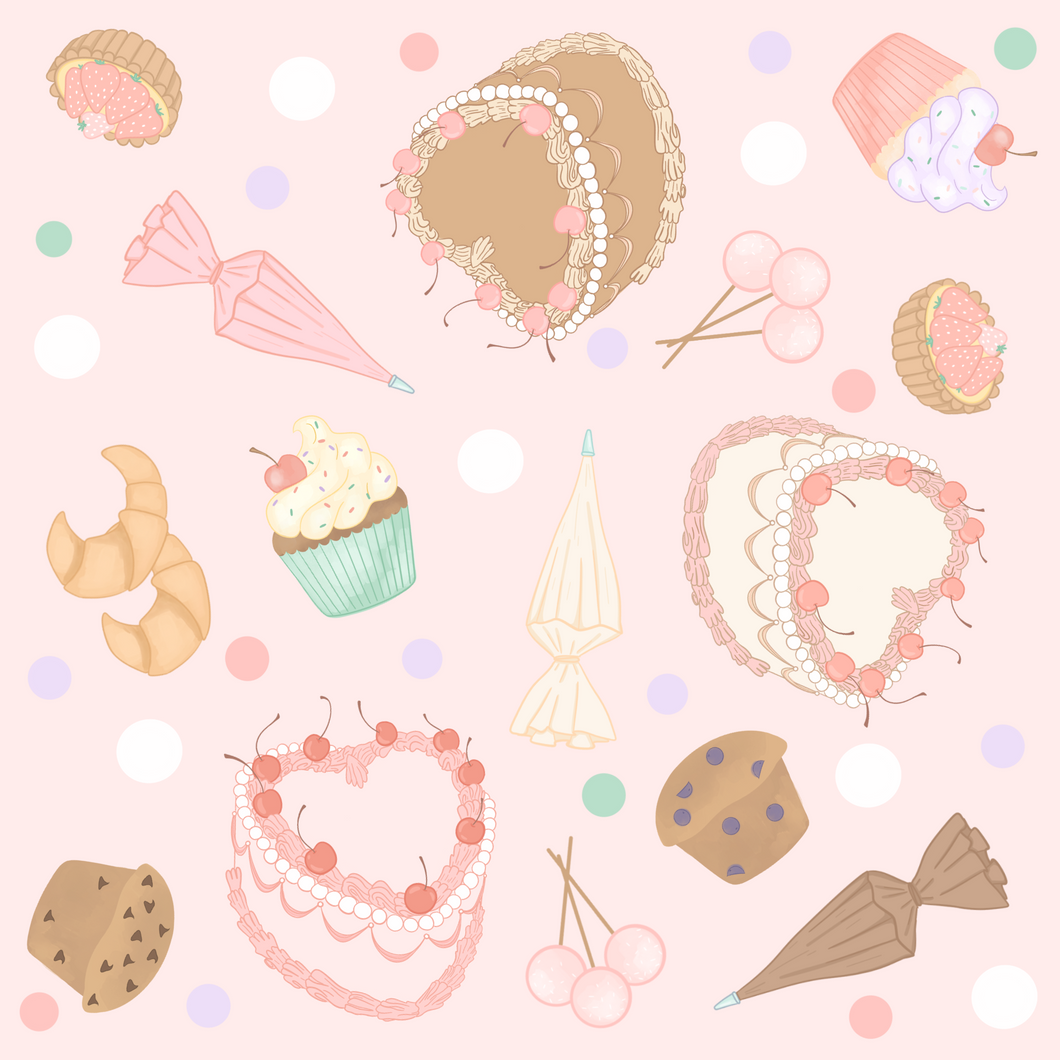 Toddler bakery snuggle blanket
