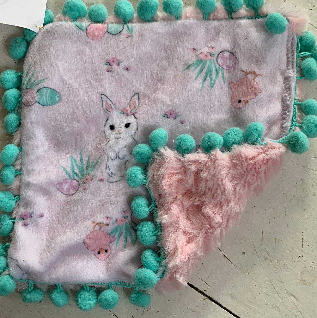 8 inch bunny & chick doll blankie