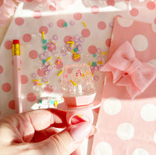 Load image into Gallery viewer, Floral Pig Ring Pop Lipgloss