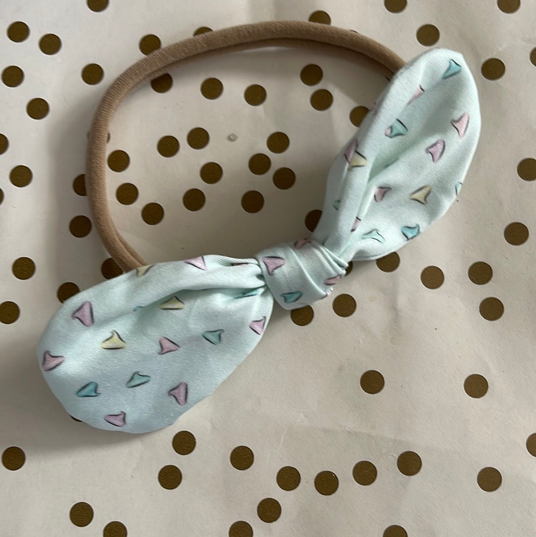 Large pastel chip doll or kid bow