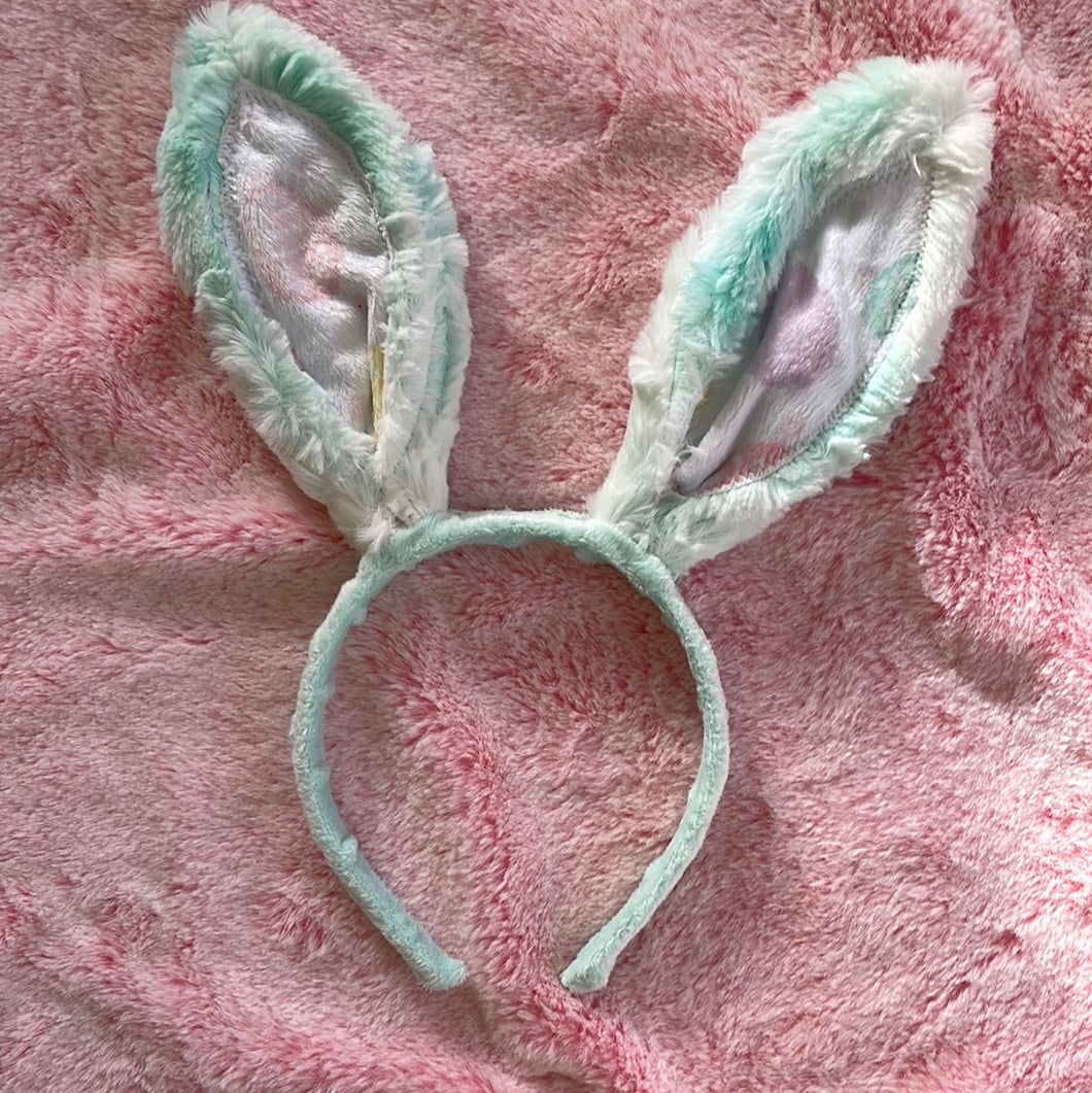 Mint bunny ear headband