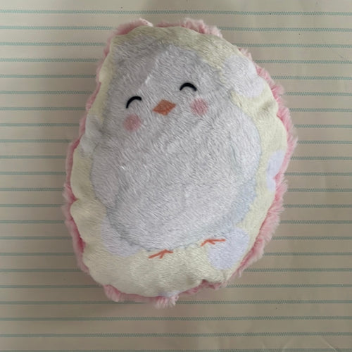White chick mini pillow