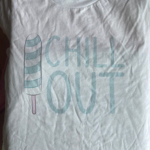 Adult small chill out tshirt