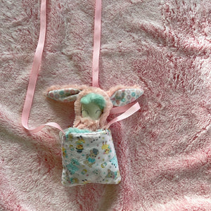 Bunny dressed artist doll and bag