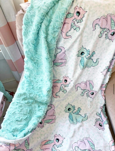 Toddler Dragon Snuggle Blanket