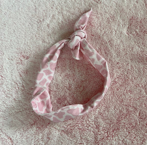 Pink spot headband kids