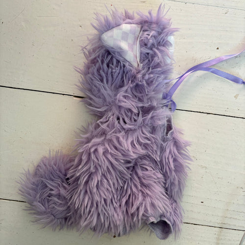 13” purple cat costume