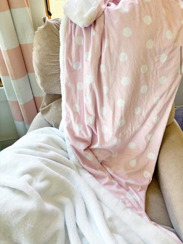Pink Dot Snuggle Blanket