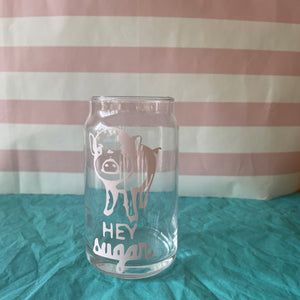 Hey Sugar Pink Glass