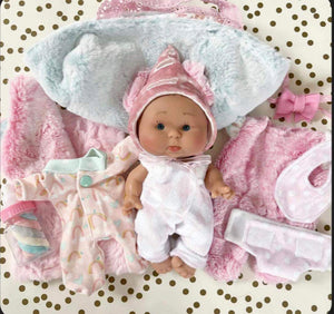 Pink Deluxe 8” doll set