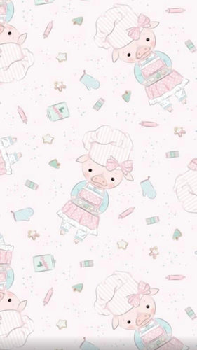 Christmas Baking Pig Snuggle Blanket