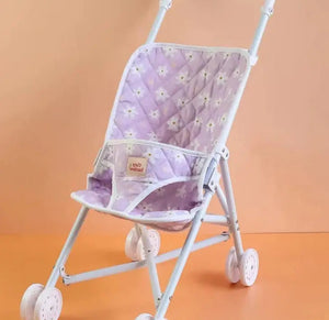 Purple daisy doll stroller