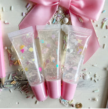 Load image into Gallery viewer, Heart Flower Confetti Tube Lipgloss