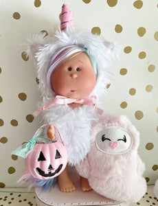 Unicorn Mia fluffy costume