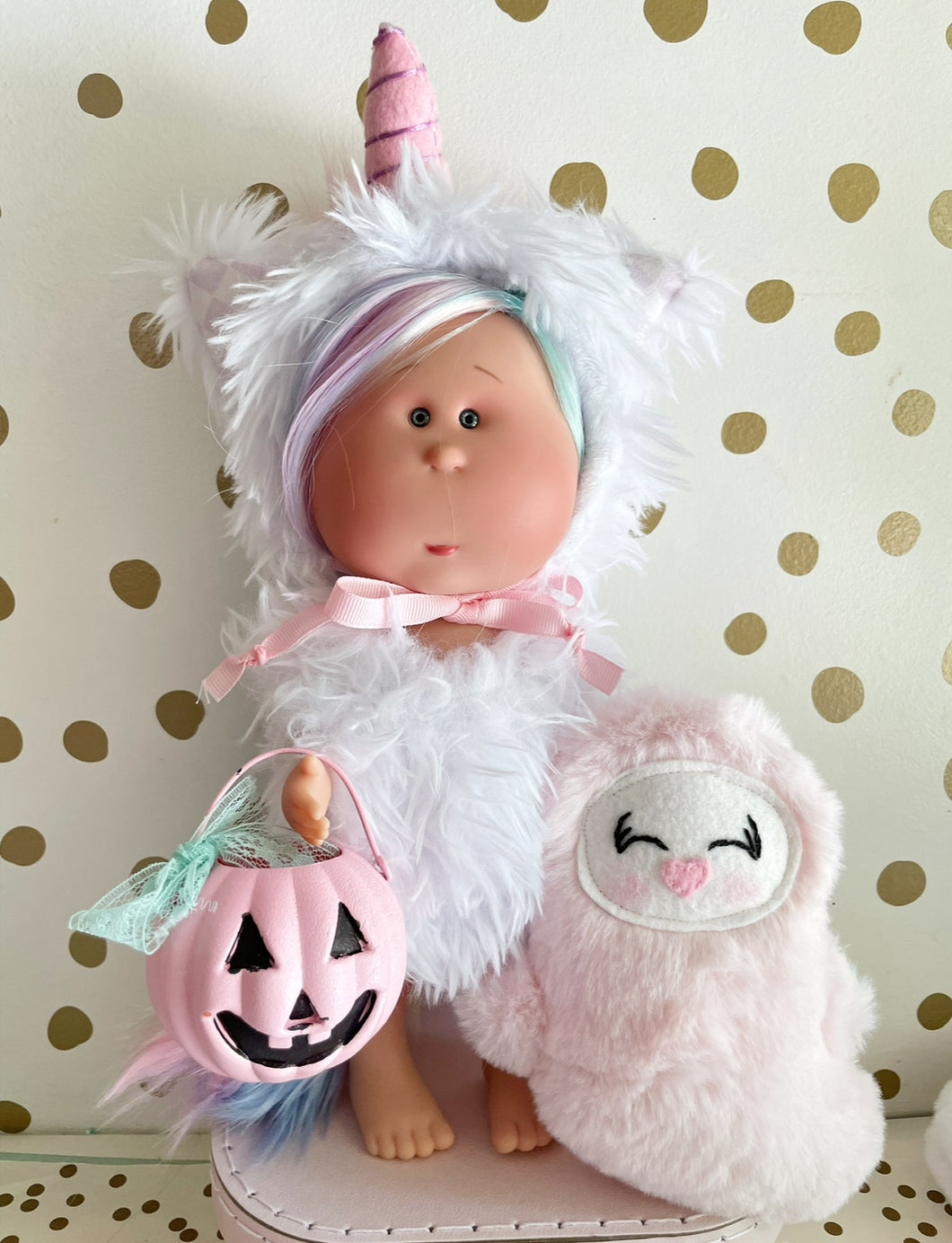 Unicorn Mia fluffy costume