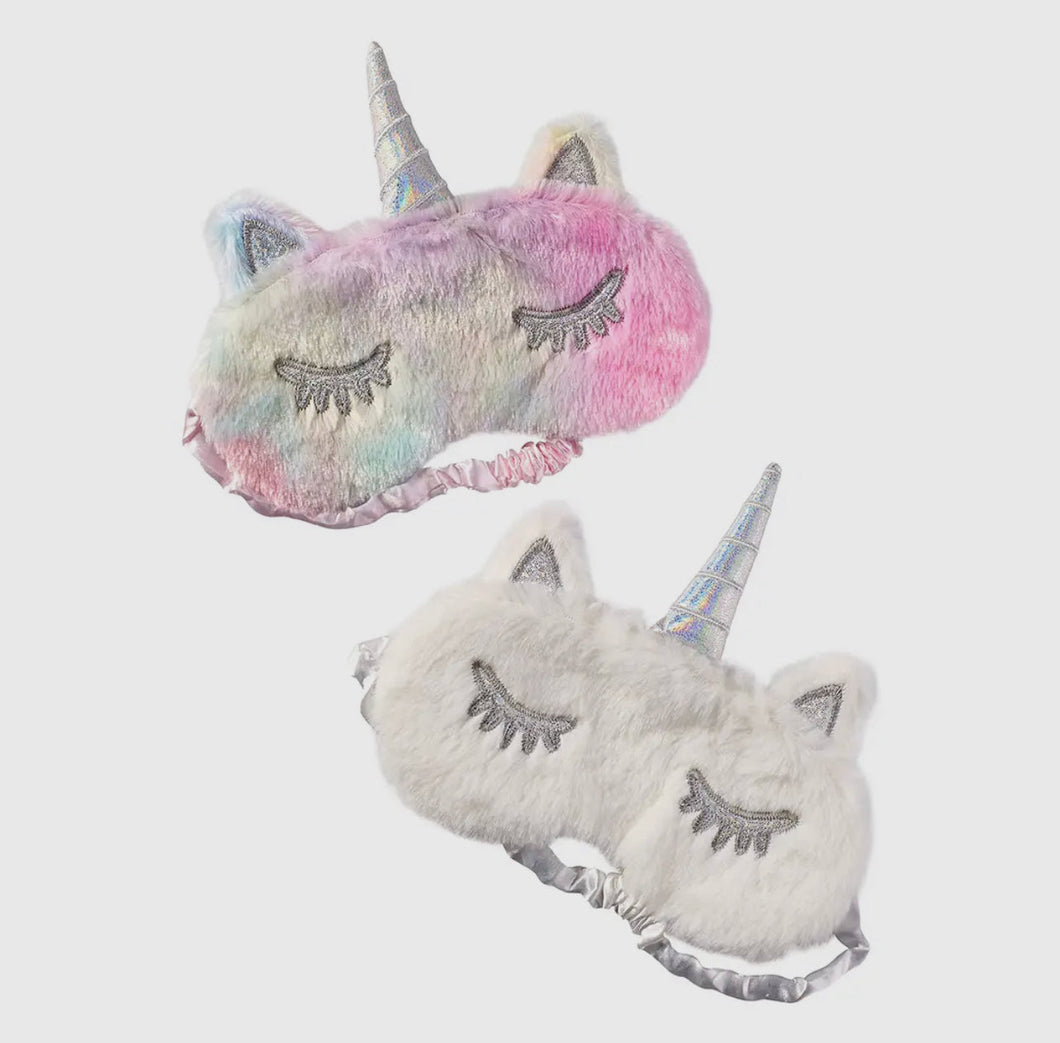 White Unicorn Sleep mask