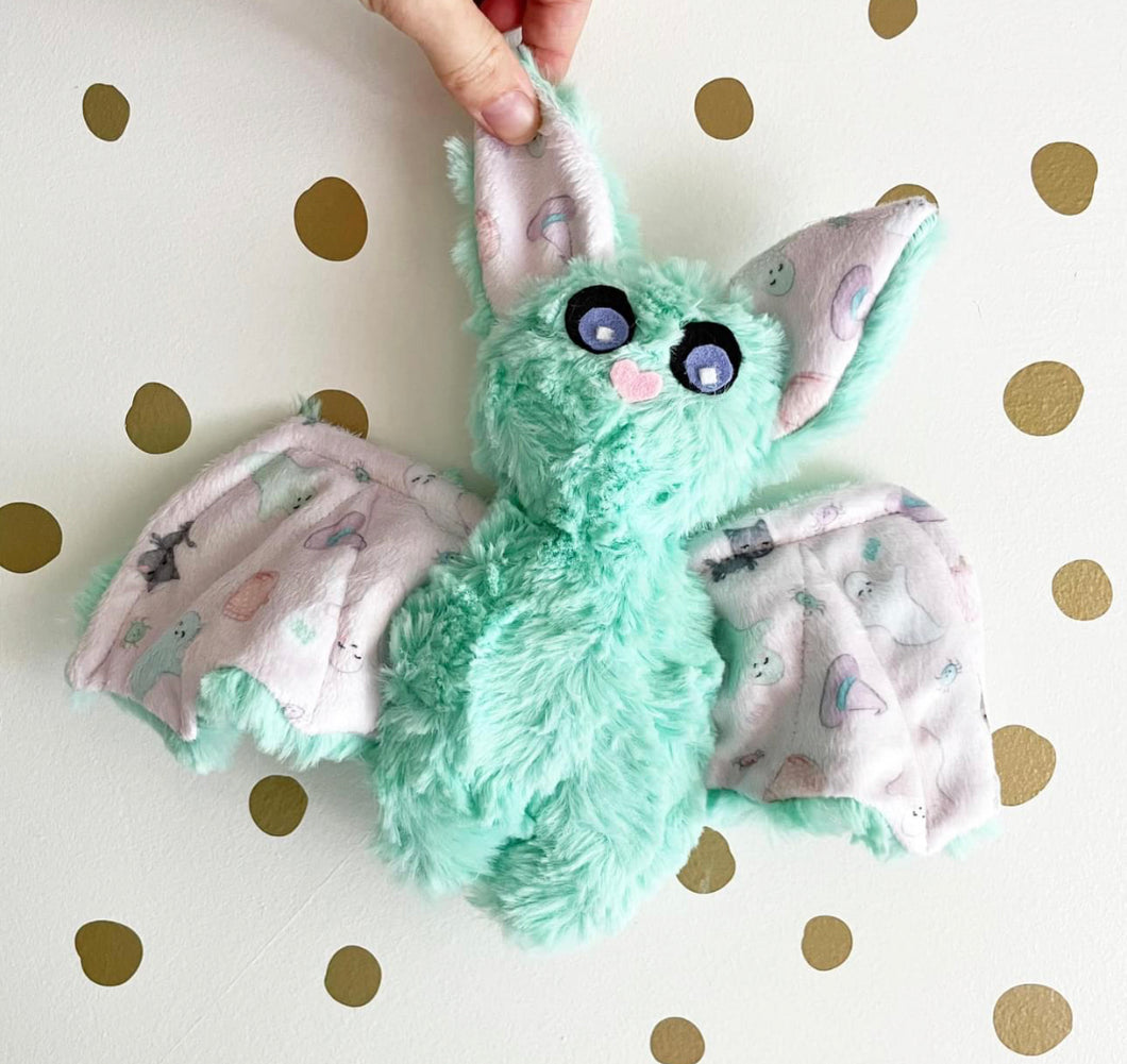 Mint plushie bat