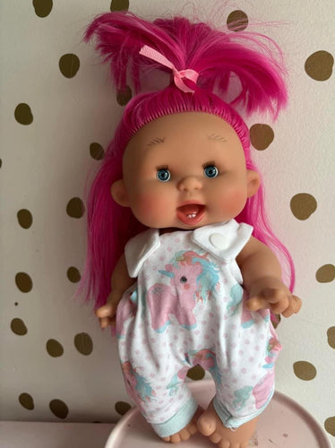Hot pink pepote doll