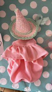 10” pink witch outfit