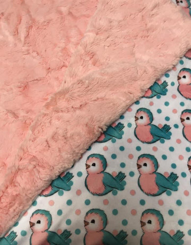 Adult bluebird snuggle blanket