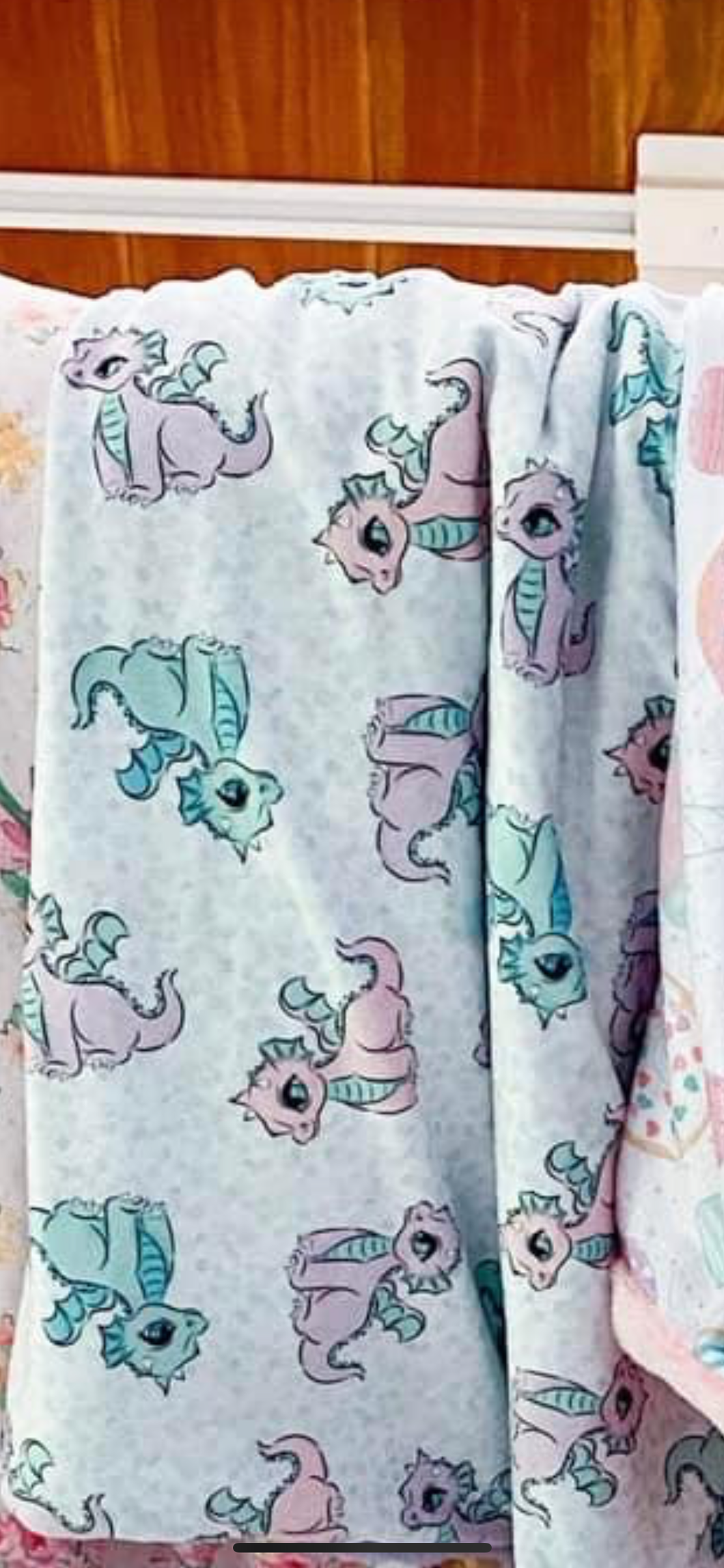 Adult multi dragon snuggle blanket
