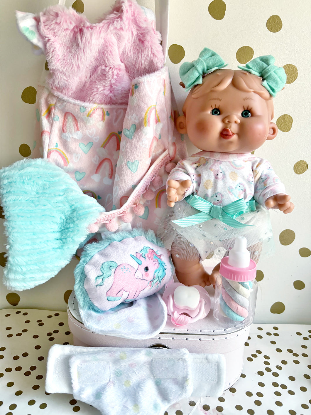 10 inch Unicorn Deluxe Doll set