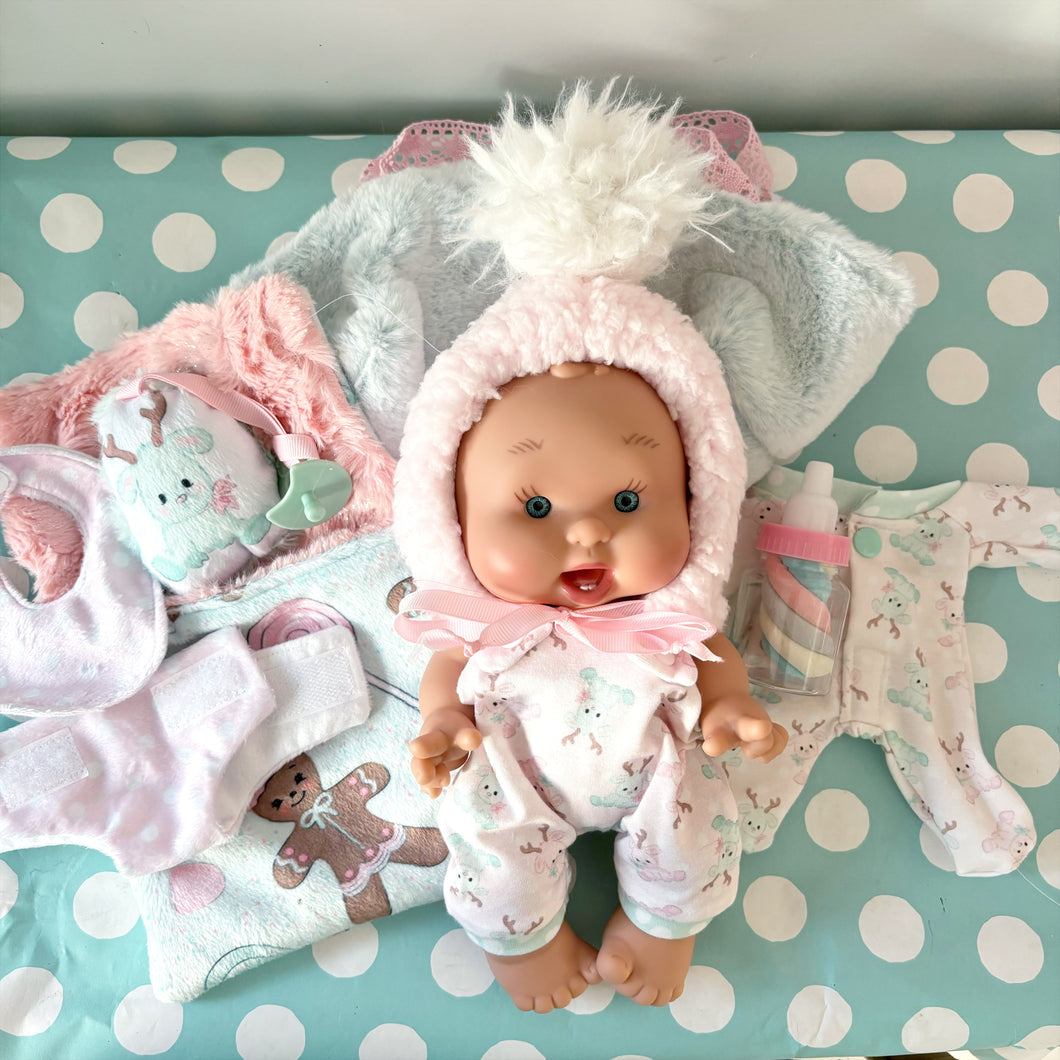 10 inch Reindeer deluxe doll set