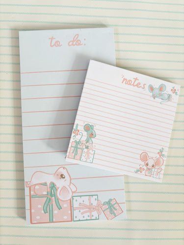 Christmas Mouse stationary