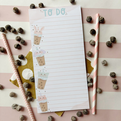 4 x 8 Bunny Bubble Tea To Do List