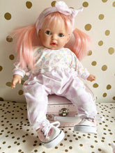 Load image into Gallery viewer, 16” pink hair soft body doll