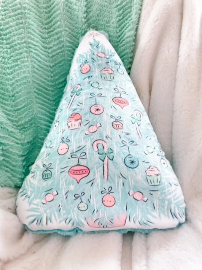 Christmas tree pillow
